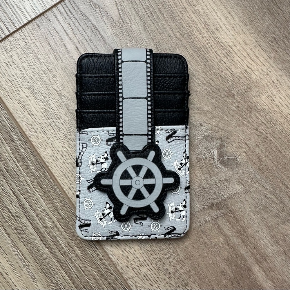 Disney Black and Gray Card Holder